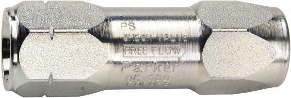 Parker - 8 GPM 1/4-18 Inlet Steel Hydraulic Control Valve - 3,000 psi, 0.81" Wide x 2.44" Long - Exact Tool & Supply