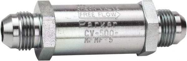 Parker - 13 GPM 9/16-18 Inlet Steel Hydraulic Control Valve - 3,000 psi, 0.81" Wide x 1-3/4" Long - Exact Tool & Supply