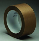 List 5451 1/2" x 36 yds PTFE Glass Cloth Tape - Brown - Exact Tool & Supply