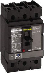 Square D - 250 Amp, 250 VDC, 600 VAC, 3 Pole, Panel Mount Molded Case Circuit Breaker - Thermal Magnetic Trip, Multiple Breaking Capacity Ratings, 3/0 AWG - Exact Tool & Supply