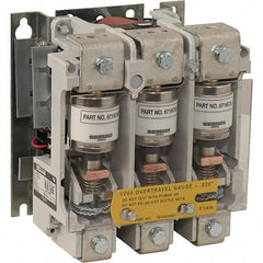 Square D - 3 Pole, NEMA Size 5, 110 Coil VAC At 60 Hz and 120 Coil VAC At 50 Hz, Nonreversing Vacuum Contactor - Exact Tool & Supply