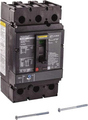 Square D - 225 Amp, 250 VDC, 600 VAC, 3 Pole, Panel Mount Molded Case Circuit Breaker - Thermal Magnetic Trip, Multiple Breaking Capacity Ratings, 3/0 AWG - Exact Tool & Supply