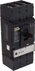 Square D - 400 Amp, 600 VAC, 3 Pole, Panel Mount Molded Case Circuit Breaker - Electronic Trip, Multiple Breaking Capacity Ratings, 2 AWG - Exact Tool & Supply