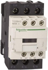 Square D - 3 Pole, 24 Coil VDC, 18 Amp NEMA Contactor - Open Enclosure - Exact Tool & Supply