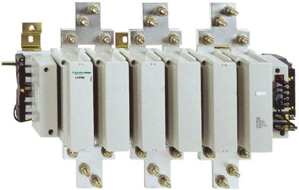 Schneider Electric - 3 Pole, 110 Coil VAC, 780 Amp at 440 VAC, Nonreversible IEC Contactor - Bureau Veritas, CCC, CSA, DNV, EN/IEC 60947-1, EN/IEC 60947-4-1, GL, JEM 1038, LROS, RINA, RMRoS, RoHS Compliant, UL Listed - Exact Tool & Supply