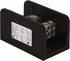 Square D - 1 Pole, 760 (Copper) Amp, Phenolic Power Distribution Block - 600 VAC, 2 Primary Connection - Exact Tool & Supply