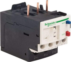 Schneider Electric - 3 Pole, NEMA Size 00-1, 4 to 6 Amp, 690 VAC, Thermal NEMA Overload Relay - Trip Class 20, For Use with LC1D09, LC1D12, LC1D18, LC1D25, LC1D32 and LC1D38 - Exact Tool & Supply