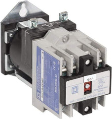 Square D - Electromechanical Screw Clamp General Purpose Relay - 5 Amp at 250 VDC, 4NO, 125 VDC - Exact Tool & Supply