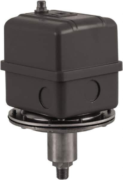 Square D - 1 NEMA Rated, DPST, 3 inHg to 8 inHg, Vacuum Switch Pressure and Level Switch - Adjustable Pressure, 480 VAC, Screw Terminal - Exact Tool & Supply