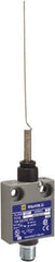 Square D - SPDT, NC/NO, 240 VAC, 4 Pin M12 Male Terminal, Cat Whisker Actuator, General Purpose Limit Switch - 1, 12, 13 NEMA Rating, IP54 IPR Rating, 15 Ounce Operating Force - Exact Tool & Supply
