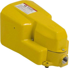 Square D - 2 Treadles, 5 Amp, Momentary (MO), SPDT, Electric Foot Switch - 13, 2 & 4 NEMA Rated, 11-1/2" Long x 6.8" Wide x 6-1/2" High - Exact Tool & Supply