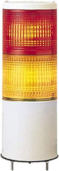 Schneider Electric - LED Lamp, Orange, Red, Steady, Preassembled Stackable Tower Light Module Unit - 24 VAC/VDC, 50 Milliamp, IP54 Ingress Rating, Base Mount - Exact Tool & Supply