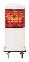 Schneider Electric - LED Lamp, Red, Steady, Preassembled Stackable Tower Light Module Unit - 24 VAC/VDC, 25 Milliamp, IP54 Ingress Rating, Base Mount - Exact Tool & Supply
