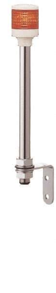 Schneider Electric - LED Lamp, Red, Steady, Preassembled Stackable Tower Light Module Unit - 24 VAC/VDC, 25 Milliamp, IP23, IP54 Ingress Rating, Pipe Mount - Exact Tool & Supply