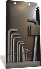 Bondhus - 10 Piece L-Key Ball End Hex Key Set - Hex Range 1.5 to 12mm, 13" OAL, Protanium High Torque Steel - Exact Tool & Supply