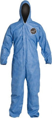 Dupont - 25-Pack Size L Film Laminate General Purpose Coveralls - Exact Tool & Supply