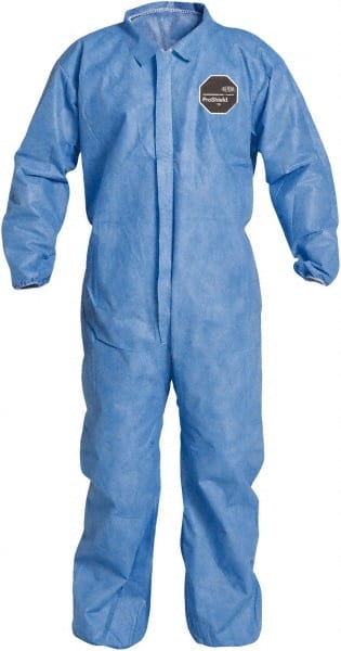 Dupont - 25-Pack Size L Film Laminate General Purpose Coveralls - Exact Tool & Supply