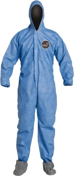 Dupont - 25-Pack Size XL Film Laminate General Purpose Coveralls - Exact Tool & Supply