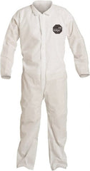 Dupont - 25-Pack Size L Film Laminate General Purpose Coveralls - Exact Tool & Supply