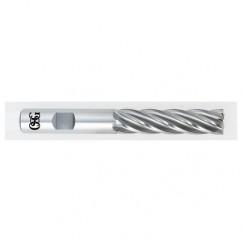 1-3/4 Dia. x 6-1/2 Overall Length 6-Flute Square End HSS-CO SE End Mill-Round Shank-Non-Center Cutting-Uncoated - Exact Tool & Supply