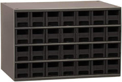 Akro-Mils - 28 Drawer, Small Parts Cabinet - 11" Deep x 17" Wide x 11" High - Exact Tool & Supply