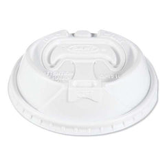 DART - Optima Reclosable Lids for Paper Hot Cups for 10-24 oz Cups, White, 1000/Carton - Exact Tool & Supply