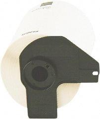 Brother - 6" Wide x 6" Long, White Paper Shipping Label - For Label Maker - Exact Tool & Supply