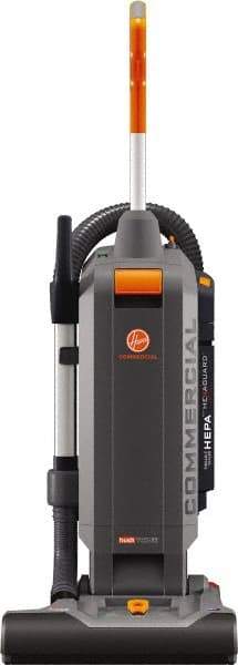 Hoover - Upright Vacuum Cleaner - 15" Cleaning Width, 10" Amps, Ergonomic Handle - Exact Tool & Supply