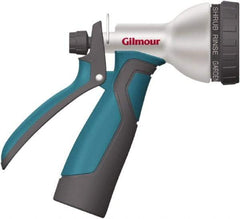 Gilmour - Garden Hose Rear Trigger Watering Nozzle - Aluminum, Zinc - Exact Tool & Supply