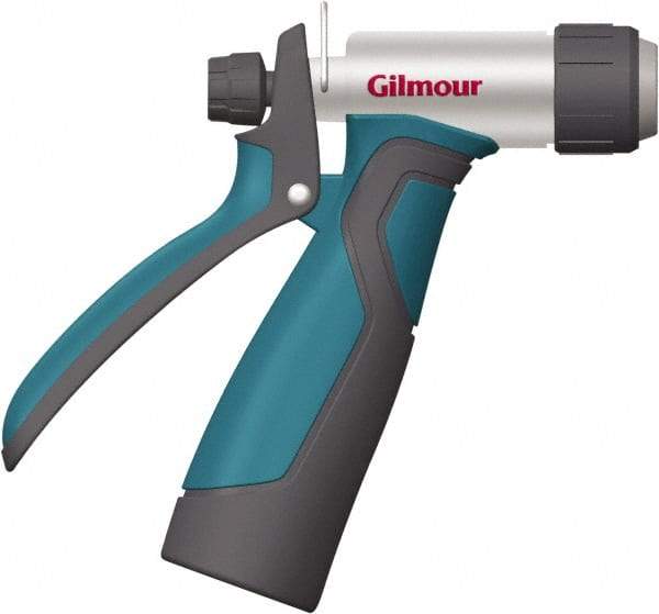 Gilmour - Garden Hose Rear Trigger Cleaning Nozzle - Aluminum, Zinc - Exact Tool & Supply