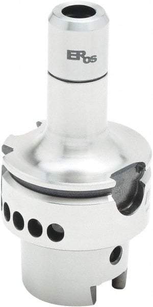 Parlec - 0.0428" to 1/4" Capacity, 2-3/4" Projection, HSK63A Hollow Taper, ER11 Collet Chuck - 1/4" Shank Diam - Exact Tool & Supply