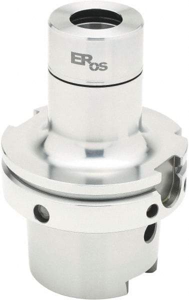 Parlec - 0.04" to 13/32" Capacity, 3.94" Projection, HSK100A Hollow Taper, ER16 Collet Chuck - 13/32" Shank Diam - Exact Tool & Supply