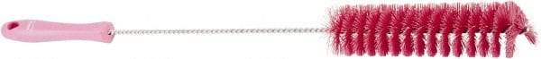 Vikan - 1-1/2" Diam Polyester Tube Brush - 19.9" OAL, 7.9" Head Length, Stainless Steel Handle - Exact Tool & Supply