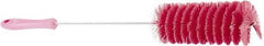 Vikan - 2.4" Diam Polyester Tube Brush - 19.4" OAL, 7.9" Head Length, Stainless Steel Handle - Exact Tool & Supply