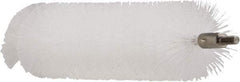 Vikan - 1.6" Diam Polyester Tube Brush - 8" OAL, 7.9" Head Length, Stainless Steel Handle - Exact Tool & Supply