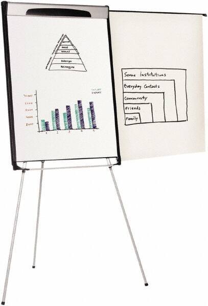 MasterVision - Tripod Presentation Easel - 41" High - Exact Tool & Supply