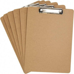 UNIVERSAL - 51/64" Long x 9" Wide, Clip Board - Brown - Exact Tool & Supply