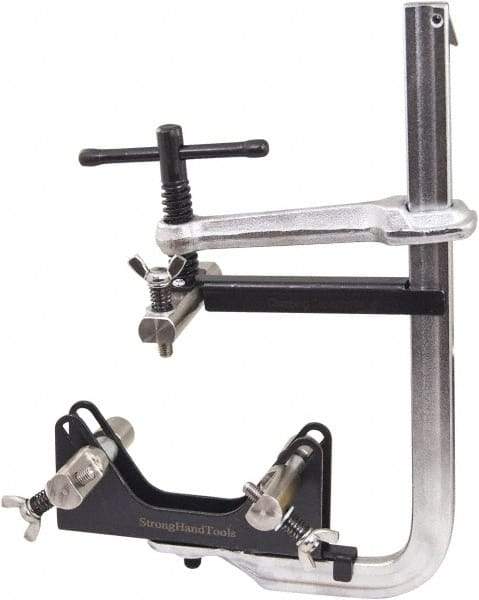 Strong Hand Tools - 3-1/2" Throat Depth, 5-1/2" Max Capacity, Standard Sliding Arm Clamp - 5 Lb Clamping Pressure - Exact Tool & Supply