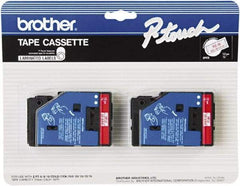 Brother - 1/2" Wide x 300" Long, Clear Tape Cassette - For Label Maker - Exact Tool & Supply