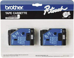 Brother - 1/2" Wide x 312" Long, Clear Label Tape - For Label Maker - Exact Tool & Supply