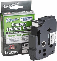 Brother - 3/4" Wide, White Label Tape - For Label Maker - Exact Tool & Supply