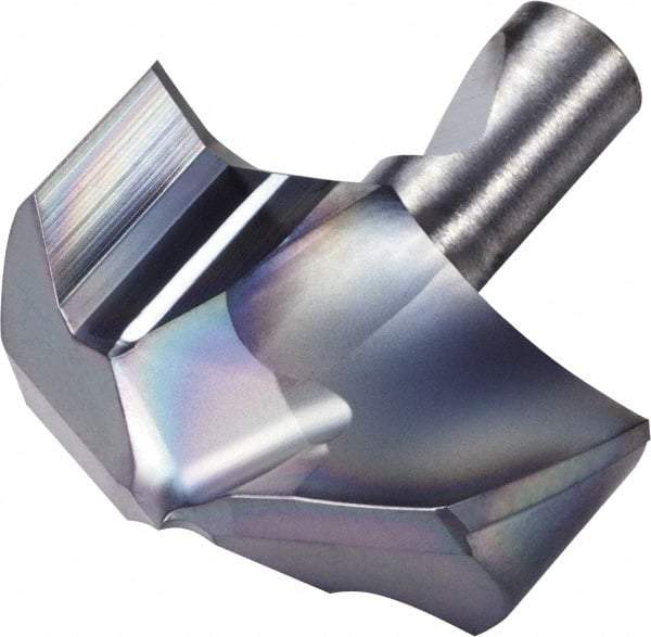 Kyocera - Series DA, 24.5mm Diam Grade PR1535 140° Replaceable Drill Tip - Carbide, Megacoat Finish, 240 Seat Size - Exact Tool & Supply