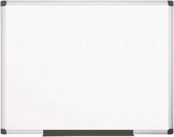 MasterVision - 48" High x 72" Wide Magnetic Dry Erase Board - Steel - Exact Tool & Supply