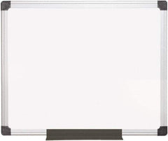 MasterVision - 24" High x 36" Wide Magnetic Dry Erase Board - Steel - Exact Tool & Supply