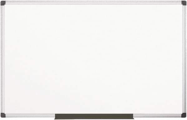 MasterVision - 48" High x 96" Wide Magnetic Dry Erase Board - Porcelain/Steel - Exact Tool & Supply