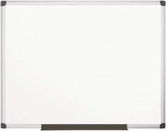 MasterVision - 48" High x 72" Wide Magnetic Dry Erase Board - Porcelain/Steel - Exact Tool & Supply