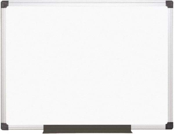 MasterVision - 36" High x 48" Wide Magnetic Dry Erase Board - Porcelain/Steel - Exact Tool & Supply