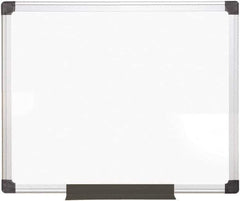 MasterVision - 24" High x 36" Wide Magnetic Dry Erase Board - Porcelain/Steel - Exact Tool & Supply
