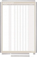 MasterVision - 24" High x 36" Wide Magnetic Dry Erase In/Out - Steel - Exact Tool & Supply
