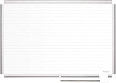 MasterVision - 36" High x 48" Wide Magnetic Dry Erase Calendar - Steel - Exact Tool & Supply